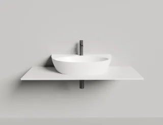 Подвесная раковина Salini Alda Wall 03 S-Stone 140323M 71см белый матовый